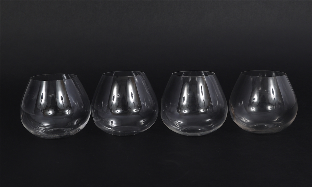 ELSA PERETTI FOR TIFFANY & CO. CRYSTAL BRANDY SNIFTERS 