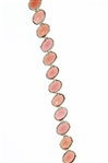 14K YELLOW GOLD GARNET BRACELET