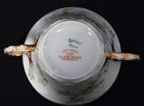 HAVILAND PORCELAIN SCHLEIGER 67I CUPS, BOWLS & PLATES