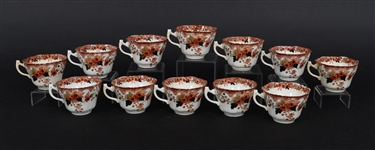 SHORE, COGGINS, & HOLT PORCELAIN TEACUPS & SERVEWARE