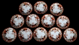 SHORE, COGGINS, & HOLT PORCELAIN TEACUPS & SERVEWARE