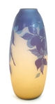 CAMEO GLASS VASES - FRUIT & AVIAN DESIGNS