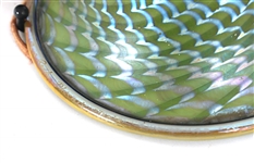 CARL RADKE SWAN NECK ART NOUVEAU STYLE GLASS TABLE LAMP