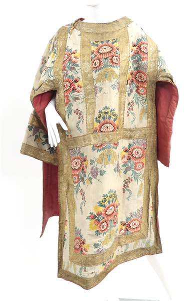 19th C. BROCADE DALMATIC TUNIC
