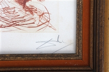 SALVADOR DALI REMBRANDT VAN RJIN SIGNED ETCHING