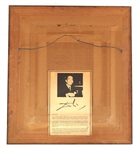 SALVADOR DALI REMBRANDT VAN RJIN SIGNED ETCHING