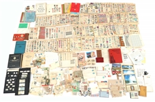 20TH/21ST C. PHILATELIST EPHEMERA 