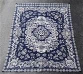 19th C. JACQUARD TAPESTRY COVERLET