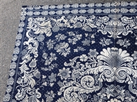 19th C. JACQUARD TAPESTRY COVERLET
