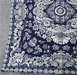 19th C. JACQUARD TAPESTRY COVERLET