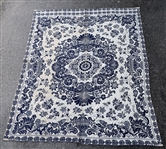 19th C. JACQUARD TAPESTRY COVERLET