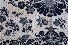 19th C. JACQUARD TAPESTRY COVERLET