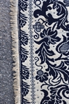 19th C. JACQUARD TAPESTRY COVERLET