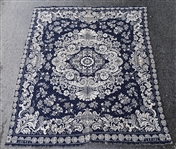 19th C. JACQUARD TAPESTRY COVERLET