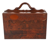 BURLWOOD CHESS & BACKGAMMON GAME BOX