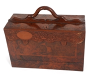 BURLWOOD CHESS & BACKGAMMON GAME BOX