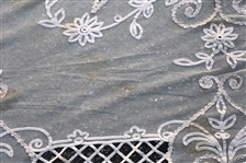 EARLY 20th C. LACE TABLECLOTH