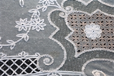 EARLY 20th C. LACE TABLECLOTH