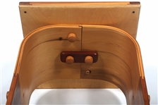 DAVID LEVY MODERN HANDCRAFTED WOOD CHESS TABLE