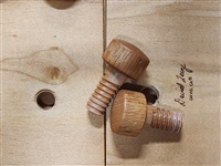 DAVID LEVY MODERN HANDCRAFTED WOOD CHESS TABLE