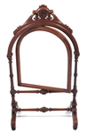 VICTORIAN WOOD FRAME DRESSER TOP SWIVEL MIRROR