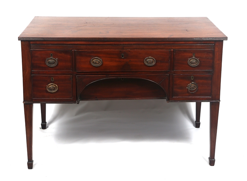 19th C. BEAU BRUMMELL MENS DRESSING TABLE
