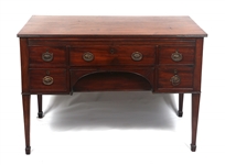 19th C. BEAU BRUMMELL MENS DRESSING TABLE