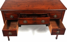 19th C. BEAU BRUMMELL MEN'S DRESSING TABLE