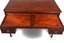 19th C. BEAU BRUMMELL MEN'S DRESSING TABLE