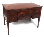 19th C. BEAU BRUMMELL MEN'S DRESSING TABLE