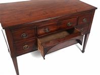 19th C. BEAU BRUMMELL MEN'S DRESSING TABLE