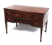 19th C. BEAU BRUMMELL MEN'S DRESSING TABLE