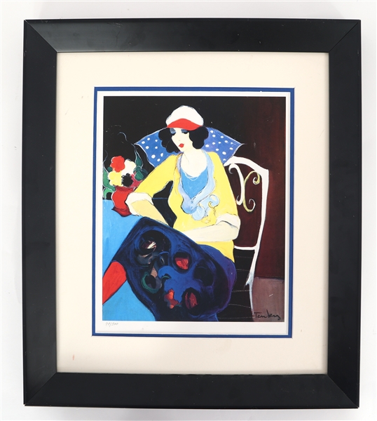 ITZCHAK TARKAY LITHOGRAPH FRAMED & NUMBERED PRINT