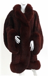 CHRISTIAN DIOR FOURRURE PERSIAN LAMB & FOX COAT