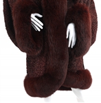CHRISTIAN DIOR FOURRURE PERSIAN LAMB & FOX COAT