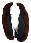 CHRISTIAN DIOR FOURRURE PERSIAN LAMB & FOX COAT