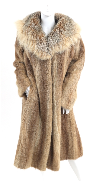 A. CHARSKY FOX & MINK FUR COAT