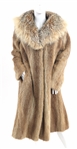 A. CHARSKY FOX & MINK FUR COAT