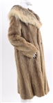 A. CHARSKY FOX & MINK FUR COAT