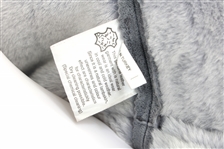 CRESCENT STAR LAMBSKIN & FAUX FUR FLOOR LENGTH COAT