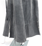 CRESCENT STAR LAMBSKIN & FAUX FUR FLOOR LENGTH COAT