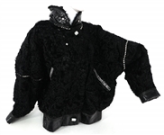 JACQUES SAINT LAURENT LAMBSKIN FUR & SNAKESKIN JACKET
