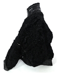 JACQUES SAINT LAURENT LAMBSKIN FUR & SNAKESKIN JACKET