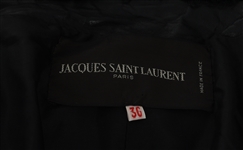 JACQUES SAINT LAURENT LAMBSKIN FUR & SNAKESKIN JACKET