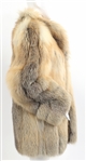 EVANSFUR FOX FUR MEDIUM LENGTH COAT