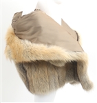 EVANSFUR FOX FUR MEDIUM LENGTH COAT