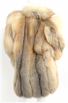 EVANSFUR FOX FUR MEDIUM LENGTH COAT