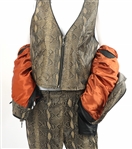 HARLEY DAVIDSON LEATHER & FAUX SNAKE SKIN ENSEMBLE