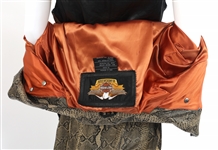 HARLEY DAVIDSON LEATHER & FAUX SNAKE SKIN ENSEMBLE