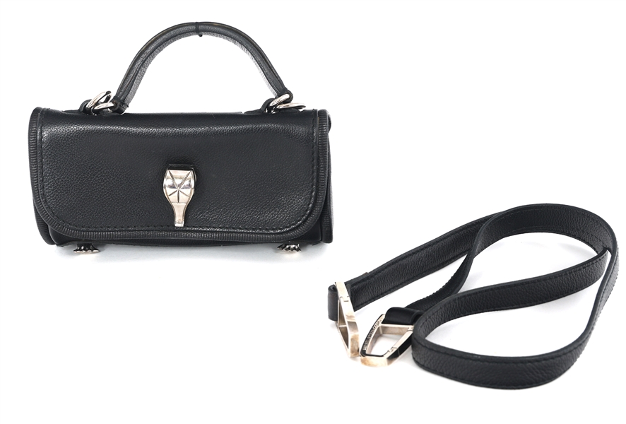 BARRY KIESELSTEIN-CORD LEATHER ALLIGATOR TROPHY BAG